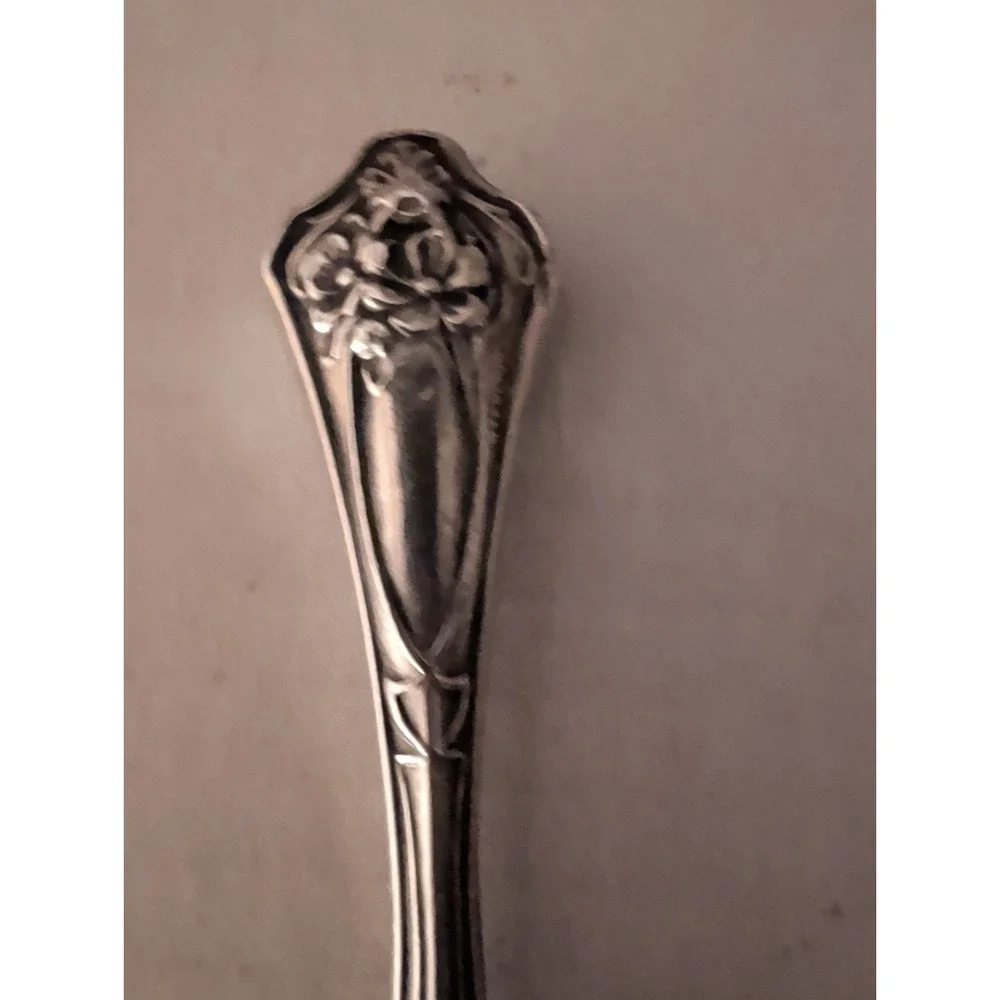 Antique Marked Sterling Silver Floral Decorations Flatware Bottle Opener 2-6-94